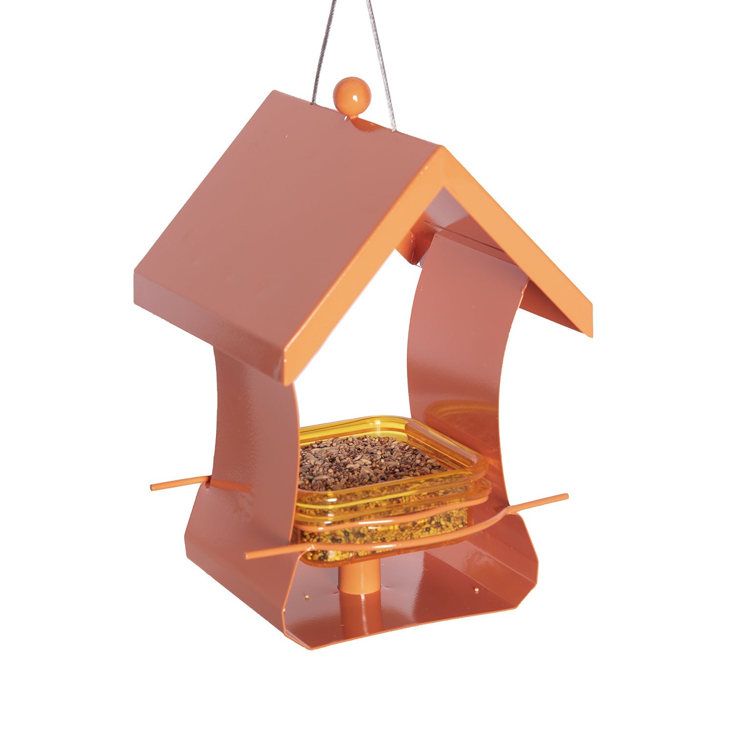 Enhance Your Outdoor Space with Our Outdoor Hanging Metal Bird Feeder